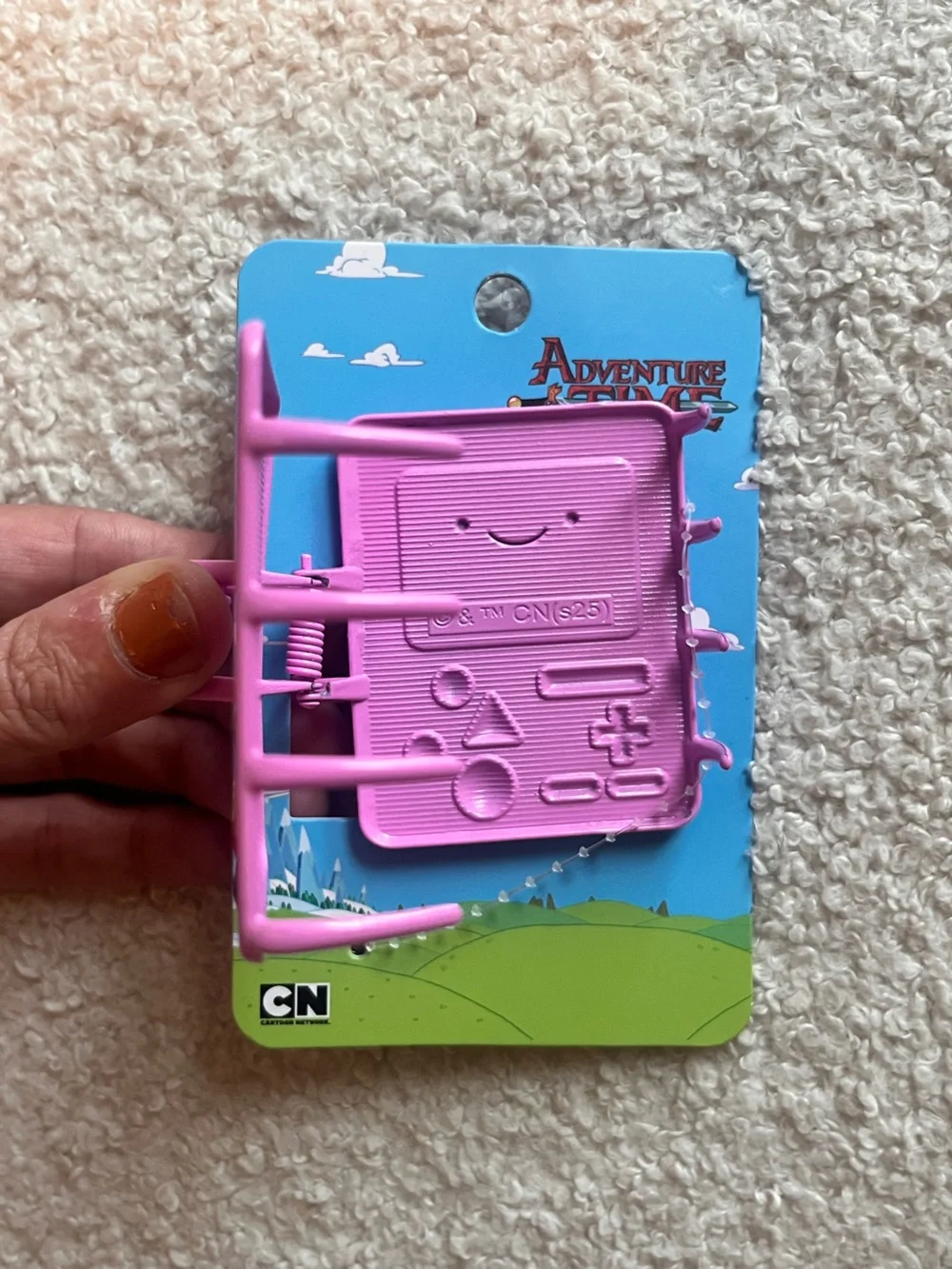 🎉🎉Adventure Time Pink BMO Claw Hair Clip
